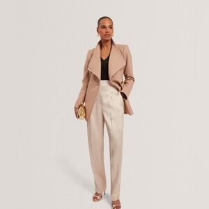 Ted Baker Short Belted Wool Wrap Coat